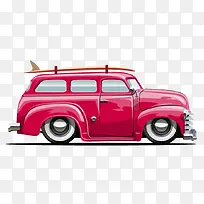 卡通手绘卡通旅行车漫画-空若网 卡通手绘卡通旅行车漫画-空若网