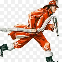 消防官兵插画-空若网 消防官兵插画-空若网