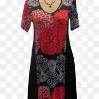 连衣裙袖上衣-红色花边-空若网 连衣裙袖上衣-红色花边-空若网