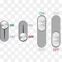 电源开关按钮设计矢量图-空若网 电源开关按钮设计矢量图-空若网