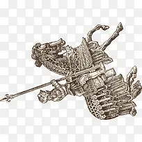 手绘精美骑士骏马-空若网 手绘精美骑士骏马-空若网