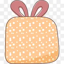 卡通橙色礼盒-空若网 卡通橙色礼盒-空若网