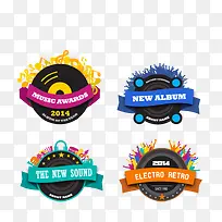 矢量黑胶蝶-空若网 矢量黑胶蝶-空若网