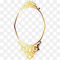 镜子花纹边框PNG矢量元素-空若网 镜子花纹边框PNG矢量元素-空若网