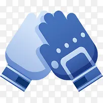 蓝色足球守门员手套-空若网 蓝色足球守门员手套-空若网