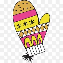 黄色卡通保暖手套-空若网 黄色卡通保暖手套-空若网