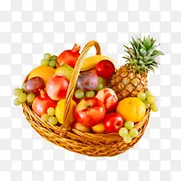 丰收水果篮免抠素材-空若网 丰收水果篮免抠素材-空若网