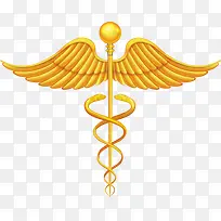 矢量金色的翅膀法杖-空若网 矢量金色的翅膀法杖-空若网