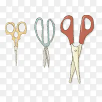 卡通手绘剪刀-空若网 卡通手绘剪刀-空若网
