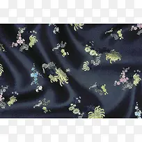 菊花丝绸面料背景-空若网 菊花丝绸面料背景-空若网