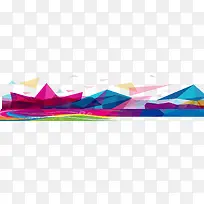 几何彩色三角形-空若网 几何彩色三角形-空若网