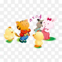 卡通动物-空若网 卡通动物-空若网