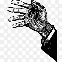 矢量手绘男士的手-空若网 矢量手绘男士的手-空若网