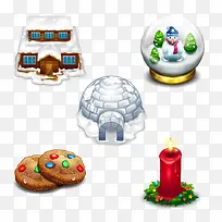 圣诞节元素图标-空若网 圣诞节元素图标-空若网