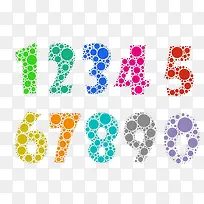 彩色数字按键-空若网 彩色数字按键-空若网