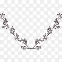 黑色植物枝条-空若网 黑色植物枝条-空若网