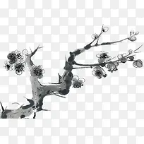 手绘黑色树枝-空若网 手绘黑色树枝-空若网