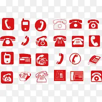 电话图标大合集-空若网 电话图标大合集-空若网