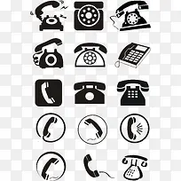 电话小图标大集合-空若网 电话小图标大集合-空若网