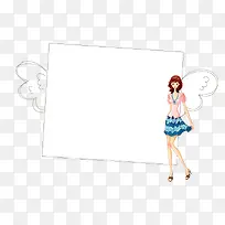 天使翅膀文字边框-空若网 天使翅膀文字边框-空若网