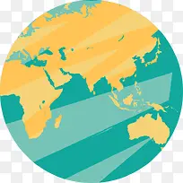 手绘地球-空若网 手绘地球-空若网