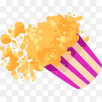 卡通爆米花素材-空若网 卡通爆米花素材-空若网