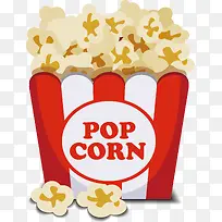 爆米花png矢量素材-空若网 爆米花png矢量素材-空若网