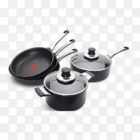 黑色炒锅和高压锅高清摄影图片-空若网 黑色炒锅和高压锅高清摄影图片-空若网