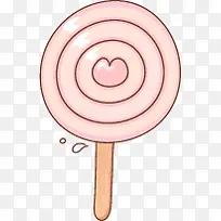粉色可爱卡通爱心棒棒糖-空若网 粉色可爱卡通爱心棒棒糖-空若网