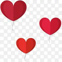 情人节升空的爱心气球-空若网 情人节升空的爱心气球-空若网