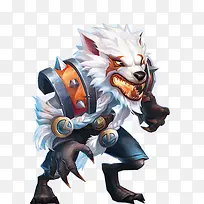 白色狼人手绘游戏-空若网 白色狼人手绘游戏-空若网