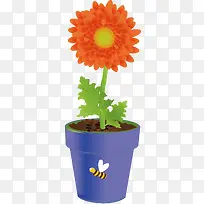 花盆png矢量元素-空若网 花盆png矢量元素-空若网