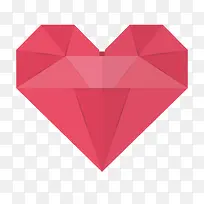 折叠爱心图标设计-空若网 折叠爱心图标设计-空若网