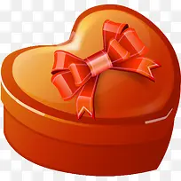 橙色心形盒子-空若网 橙色心形盒子-空若网