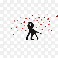 爱情男女剪影-空若网 爱情男女剪影-空若网