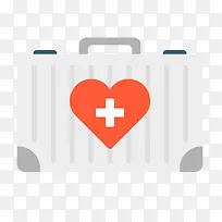 卡通扁平化医疗急救箱设计-空若网 卡通扁平化医疗急救箱设计-空若网