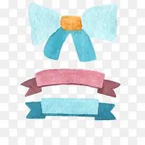 手绘蝴蝶结-空若网 手绘蝴蝶结-空若网