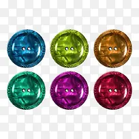 彩色纽扣素材-空若网 彩色纽扣素材-空若网