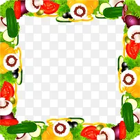 蔬菜边框-空若网 蔬菜边框-空若网