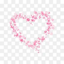 水彩粉色爱心-空若网 水彩粉色爱心-空若网