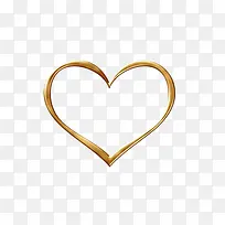 金色爱心-空若网 金色爱心-空若网