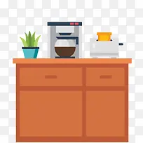 扁平化厨房的柜子设计-空若网 扁平化厨房的柜子设计-空若网