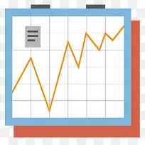 矢量扁平化日历曲线直方图-空若网 矢量扁平化日历曲线直方图-空若网