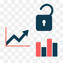 矢量扁平化数据直方图-空若网 矢量扁平化数据直方图-空若网