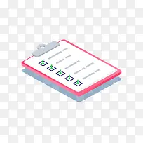 2.5D签到表立体插画-空若网 2.5D签到表立体插画-空若网