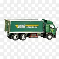 实物绿色快递卡车免扣图-空若网 实物绿色快递卡车免扣图-空若网