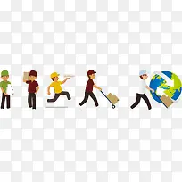 快递PNG矢量元素-空若网 快递PNG矢量元素-空若网