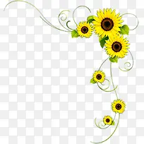 水彩手绘黄色的向日葵教师节快乐-空若网 水彩手绘黄色的向日葵教师节快乐-空若网