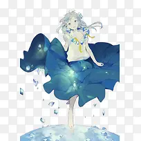 矢量少女插画-空若网 矢量少女插画-空若网