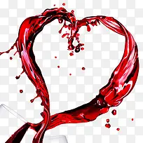 爱心红酒海报-空若网 爱心红酒海报-空若网